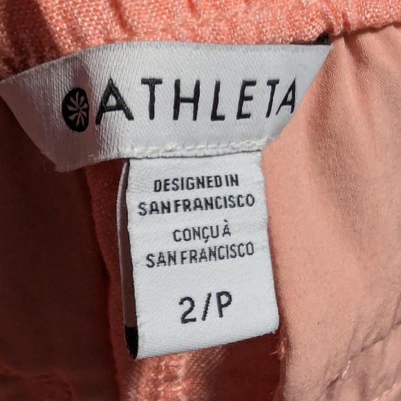 Athletha Women's Retreat Linen Pant Size 2 Petite. - Picture 12 of 13